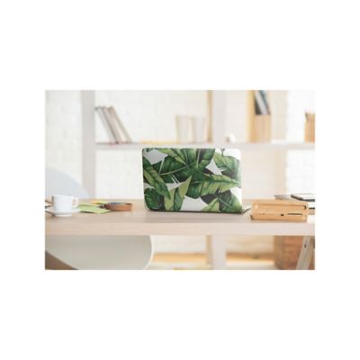 Image showing  Green Palm Leaf Peel & Stick Wallpaper