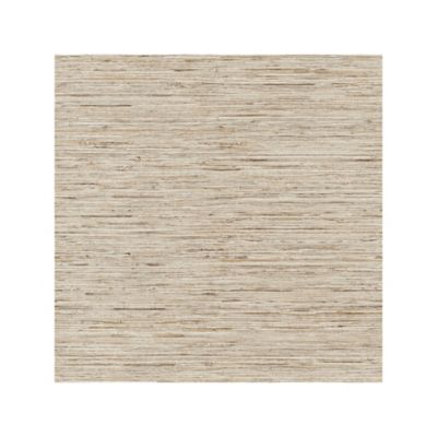 RoomMates Faux Grasscloth Peel & Stick Wallpaper, Taupe and Gold