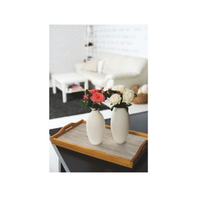 Image showing  Faux Grasscloth Peel & Stick Wallpaper, Taupe and Gold