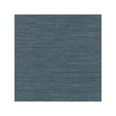 RoomMates Faux Grasscloth Peel & Stick Wallpaper, Blue