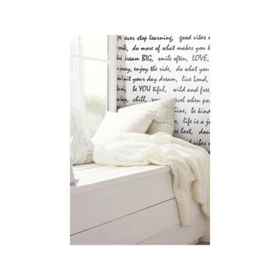 Image showing  Dream Big Script Peel & Stick Wallpaper, Black