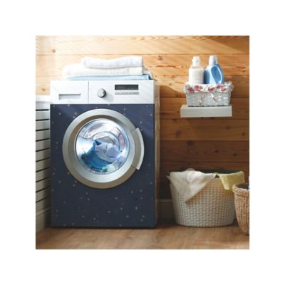 Image showing  Upon A Star Peel & Stick Wallpaper, Navy