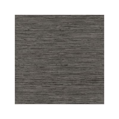 RoomMates Faux Grasscloth Peel & Stick Wallpaper, Grey