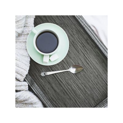 Image showing  Faux Grasscloth Peel & Stick Wallpaper, Grey