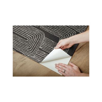 Image showing  Zulu Signature Peel & Stick Wallpaper, Black and White