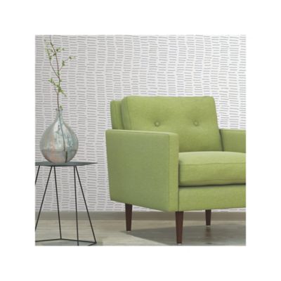 Image showing  Grey Tick Mark Peel & Stick Wallpaper