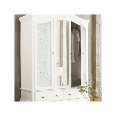 Image showing  Cherry Blossom Peel & Stick Wallpaper, Blue