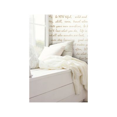 Image showing  Dream Big Script Peel & Stick Wallpaper, Gold