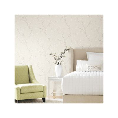 Image showing  Cherry Blossom Peel & Stick Wallpaper, Pearl