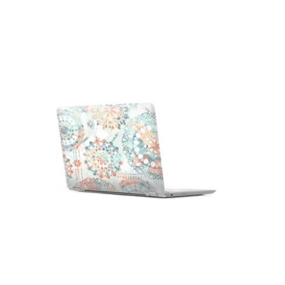 Image showing  Bohemian Peel & Stick Wallpaper, Orange and Blue