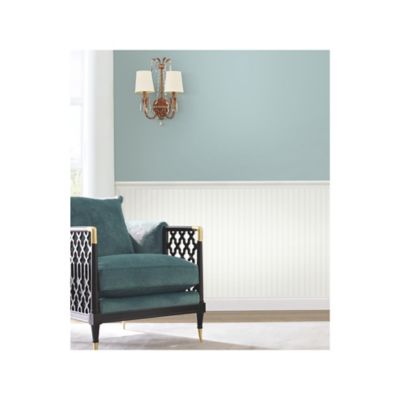 Image showing  Beadboard Peel & Stick Wallpaper, White