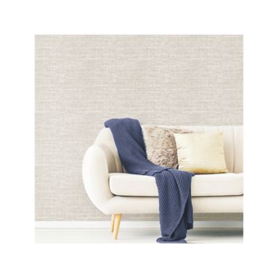 Image showing  Tweed Peel & Stick Wallpaper, Beige
