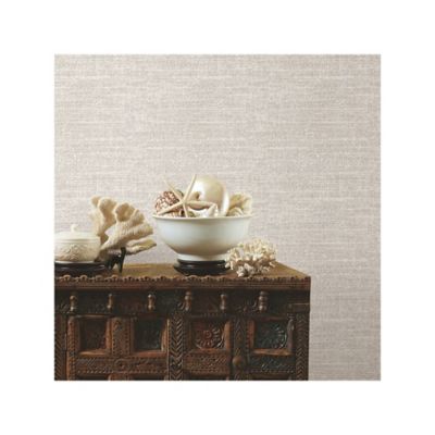 Image showing  Tweed Peel & Stick Wallpaper, Beige