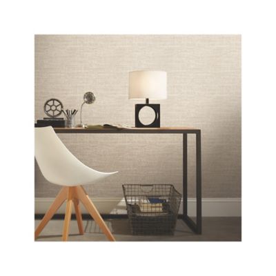 Image showing  Tweed Peel & Stick Wallpaper, Brown