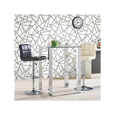 Image showing  Fracture Peel & Stick Wallpaper, Black
