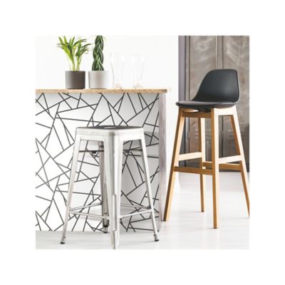 Image showing  Fracture Peel & Stick Wallpaper, Black