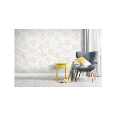 Image showing  Toss The Bouquet Peel & Stick Wallpaper, Beige