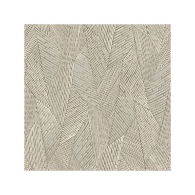 RoomMates Woven Reed Stitch Peel & Stick Wallpaper, Brown and Taupe
