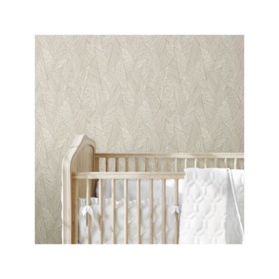 Image showing  Woven Reed Stitch Peel & Stick Wallpaper, Brown and Taupe