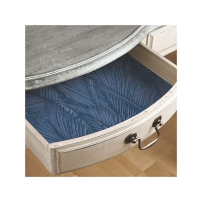 Image showing  Swaying Fronds Peel & Stick Wallpaper, Navy