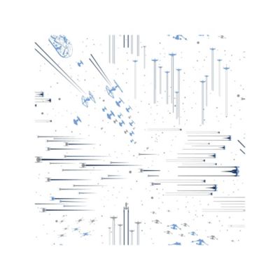 RoomMates Blue & Grey Star Wars: Galactic Battles Peel & Stick Wallpaper