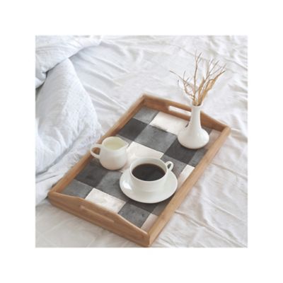 Image showing  Black Buffalo Plaid Peel & Stick Wallpaper