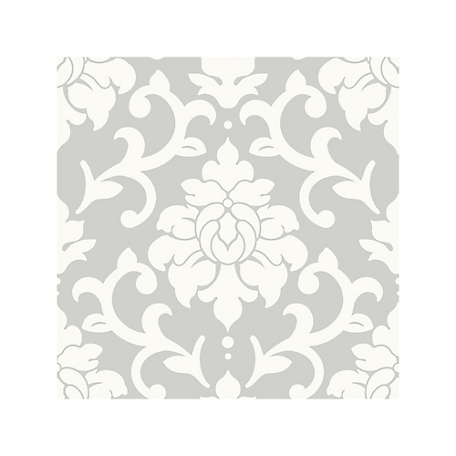 RoomMates Grey Damask Peel & Stick Wallpaper