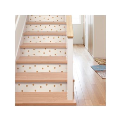 Image showing  Dots Peel & Stick Wallpaper, Gold