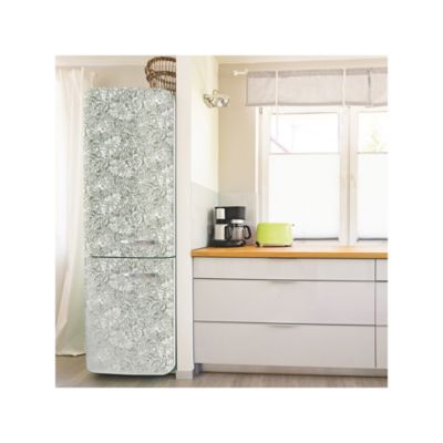 Image showing 3 th RoomMates Batik Tropical Leaf Peel & Stick Wallpaper, Green