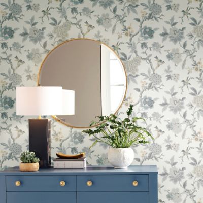 Image showing  Grey & Taupe Grey Candid Moments Peel & Stick Wallpaper