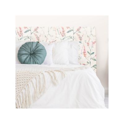 Image showing  Floral Sprig Peel & Stick Wallpaper, Orange