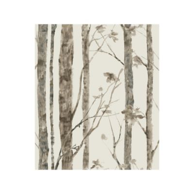 RoomMates Brown & Taupe Trees Peel & Stick Wallpaper