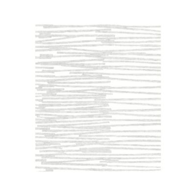 RoomMates Burundi Thatch Peel & Stick Wallpaper, White and Grey