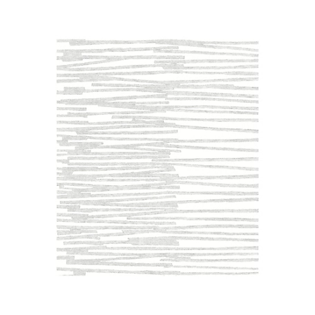 RoomMates Burundi Thatch Peel & Stick Wallpaper, White and Grey