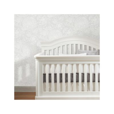 Image showing  Grey & White Zen Dahlia Peel & Stick Wallpaper