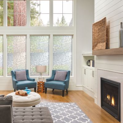 Image showing  Clear Etched Glass Window Film