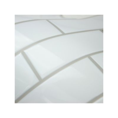 Image showing 6 th RoomMates White Tiles Classic Subway