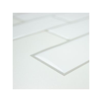 Image showing 7 th RoomMates White Tiles Classic Subway