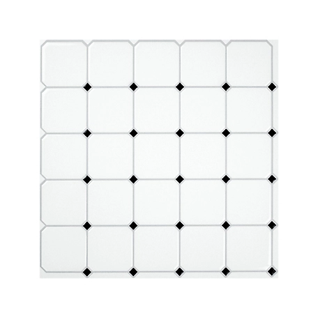 RoomMates Black & White Tiles Diamond