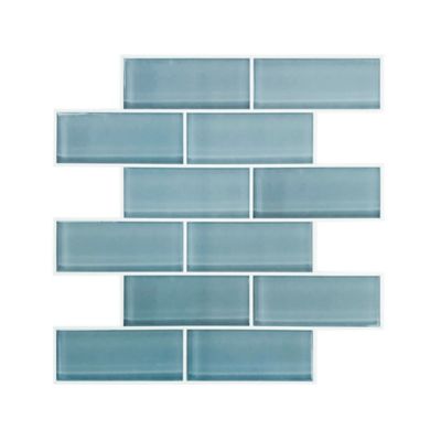 RoomMates Seaglass Sticktile, Blue