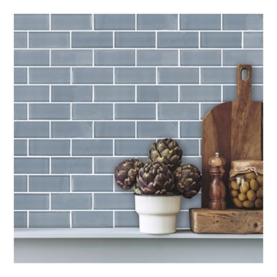 Image showing  Seaglass Sticktile, Blue