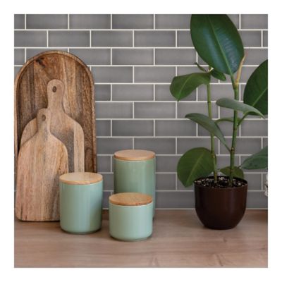 Image showing  Ceramic Sticktile, Dark Stone