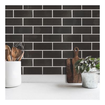 Image showing  Seaglass Sticktile, Charcoal