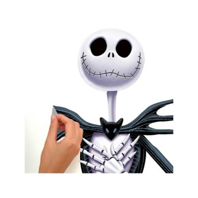 Image showing  Black Purple & White The Nightmare Before Christmas Jack Giant Wall Decals