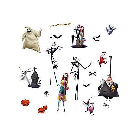 RoomMates Multicolor The Nightmare Before Christmas Wall Decals