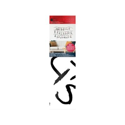 Image showing 7 th RoomMates Multicolor Netflix Stranger Things Christmas Light Giant Wall Decals with Alphabet