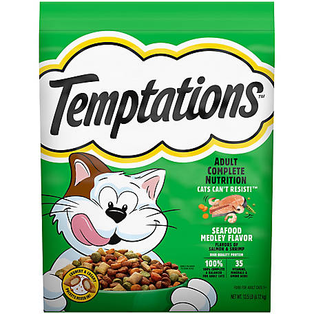 Temptations Dry Cat Seafood Medley