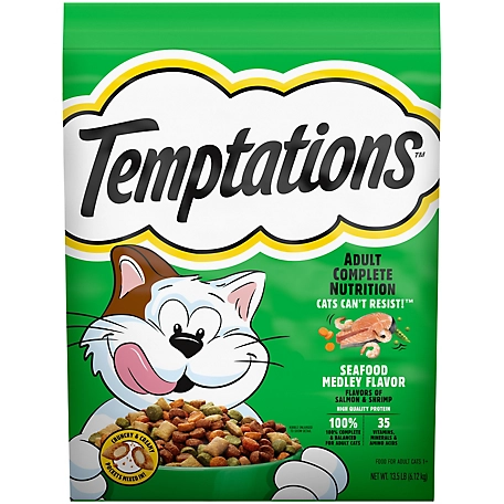 Temptations Adult Seafood Medley Recipe Dry Cat Food