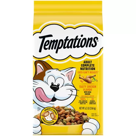 Temptations Adult Indoor/Outdoor Tasty Chicken Recipe Dry Cat Food Dry Cat Food