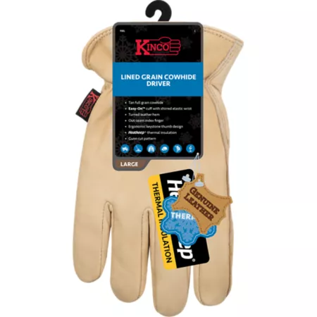 Kinco Full Grain Cowhide Gloves Lined XL Hunting Gloves